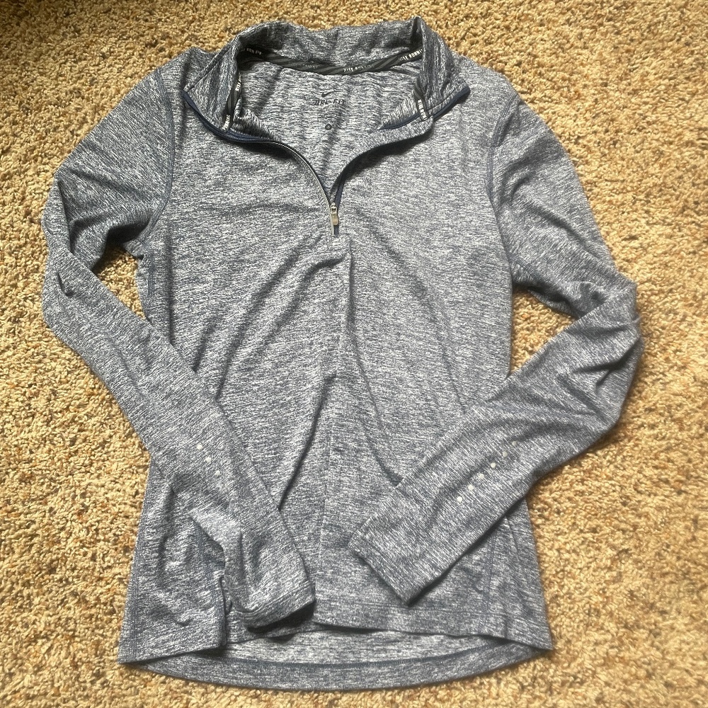 Nike Dri-Fit Blue/Grey Pullover Size Small